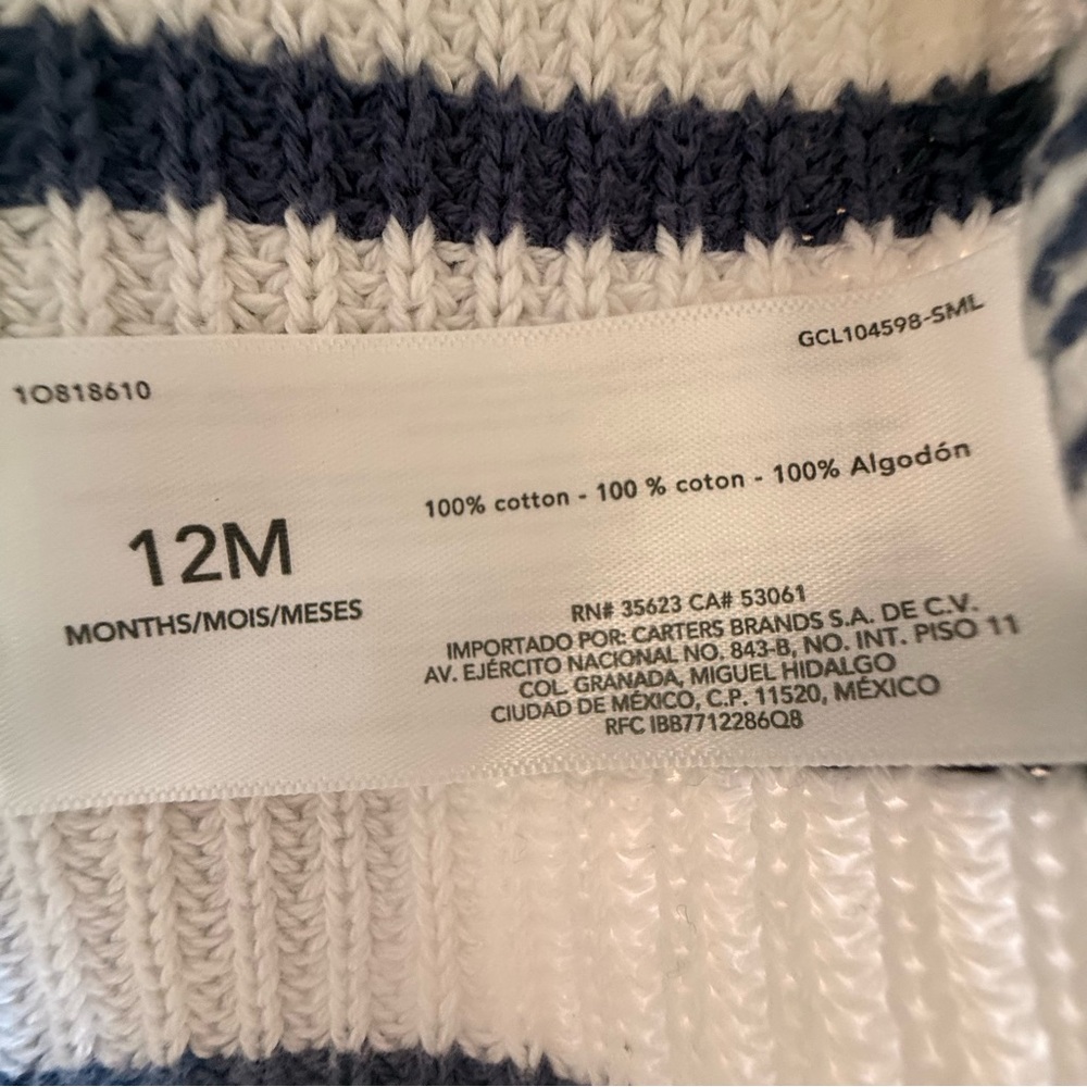 Old Navy Sherpa‑Lined Quilted Jacket – 6–12M - Picture 4 of 6